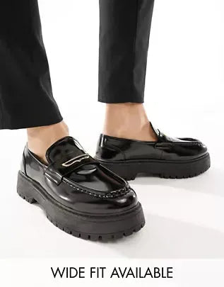 Asos Design Unisex Black Casual Shoes ANS531