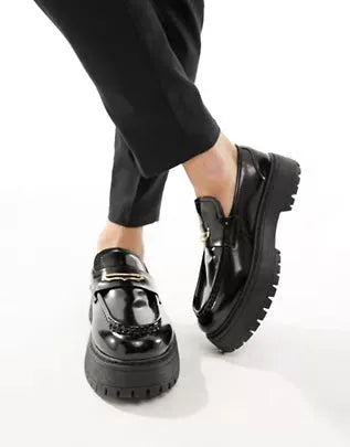 Asos Design Unisex Black Casual Shoes ANS531