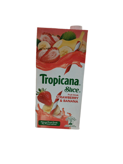 Tropicana Slice Strawberry & Banana Juice 1L | Tropicana In Lebanon