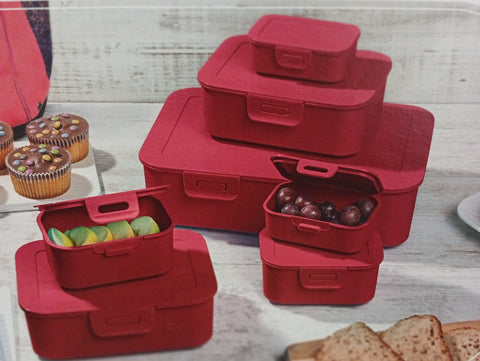 Rival Plum Food Storage Containers Set Of 7 | Rival In Lebanon