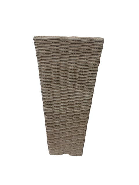 Jelenia Plast Mink Matt Square Vase 27 x 27 x H50cm | Jelenia Plast In Lebanon