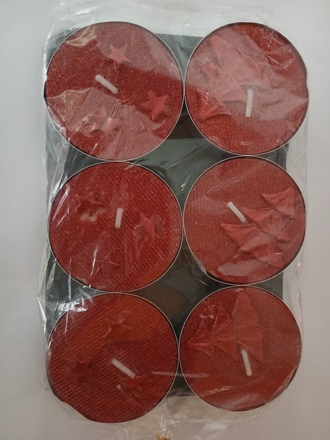 Candle Company Christmas Red Candles 9pcs | Candle Company In Lebanon