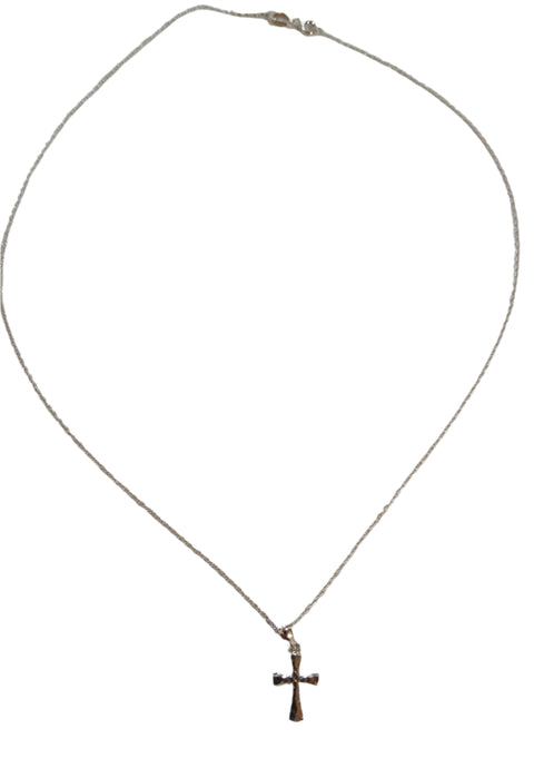 FAO Schwarz Women's Silver Cross Necklace | FAO Schwarz In Lebanon
