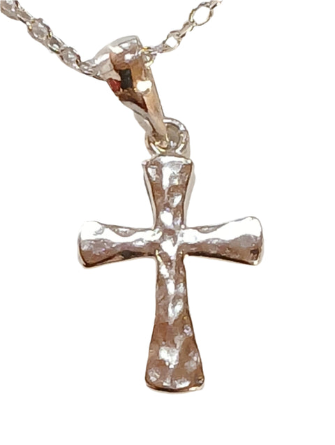 FAO Schwarz Women's Silver Cross Necklace | FAO Schwarz In Lebanon