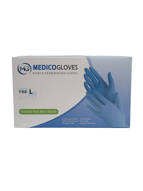 Medico Nitrile Examination Gloves (100 gloves) | Medico In Lebanon