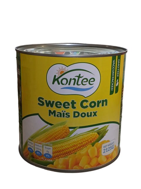 Kontee Canned Sweet Corn 2125g | Kontee In Lebanon