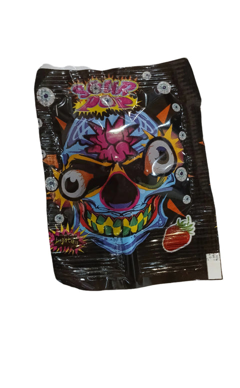 Sour Extravagance Skeleton Shape Fruit Flavoured Lollipop 16g | Sour Extravagance In Lebanon