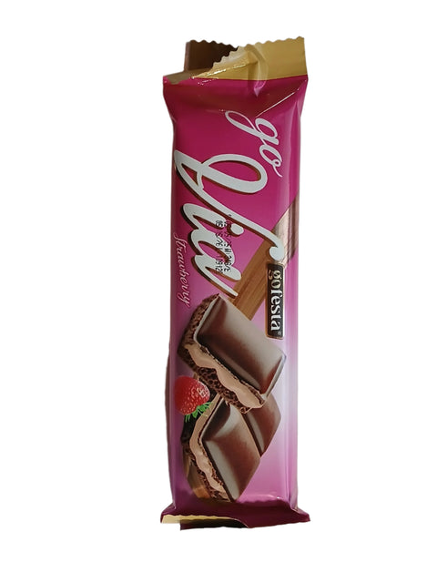 Go Festa Go Via Strawberry Milk Chocolate With Strawberry Cream Bar 34g | Go Festa In Lebanon