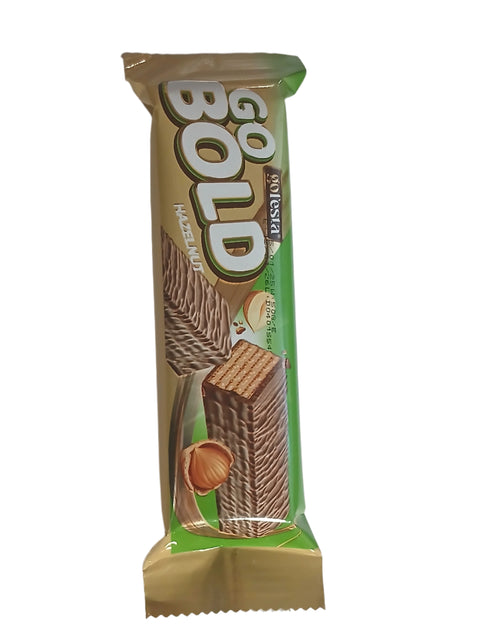 Go Festa Go Bold Hazelnut Milk Chocolate Coated Wafer Filled With Hazelnut Cream 50g | Go Festa In Lebanon