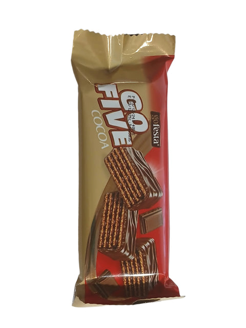 Go Festa Go Five Cocoa Milk Chocolate Coated Wafer Filled With Cocoa Cream 40g | Go Festa In Lebanon