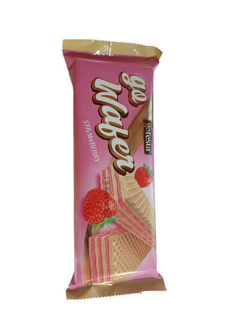 Go Festa Go Wafer Strawberry Wafer Filled With Strawberry Cream 80g | Go Festa In Lebanon