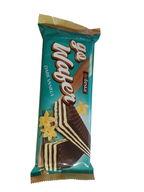 Go Festa Go Wafer Dark Vanilla Wafer Filled With Cocoa & Vanilla Cream 80g | Go Festa In Lebanon