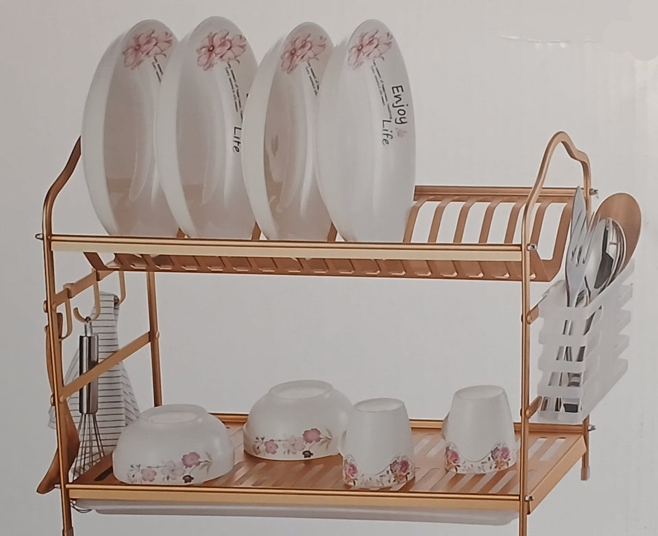 JBSAKURA 2-Layer Wall-Hung Al Alloy Dish Drainer | JBSAKURA In Lebanon