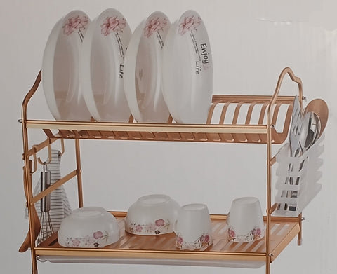 JBSAKURA 2-Layer Wall-Hung Al Alloy Dish Drainer | JBSAKURA In Lebanon