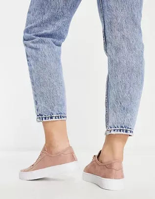 ASOS Design Women's Dusty Rose Sneaker Shoes ANS728