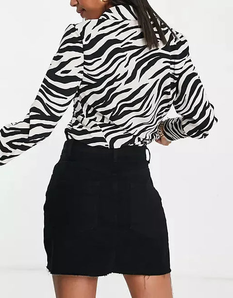 Asos Design Women's Black Skirt ANF1125