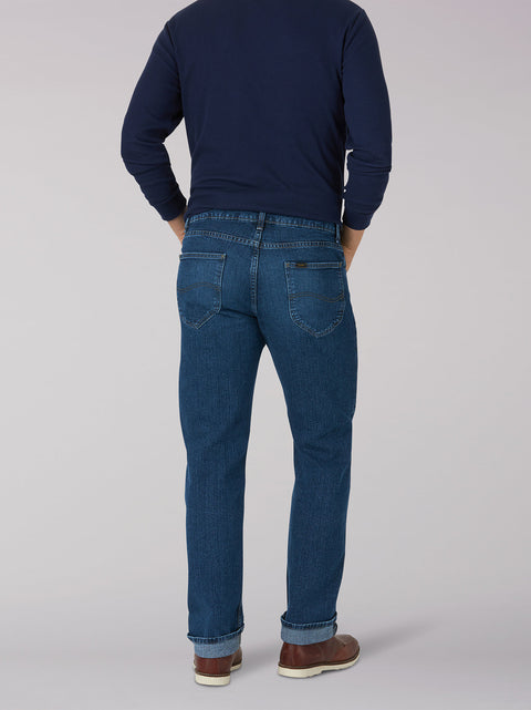 Lee Men's Dark Blue Daren Zip Fly Regular Straight Jeans | Lee In Lebanon