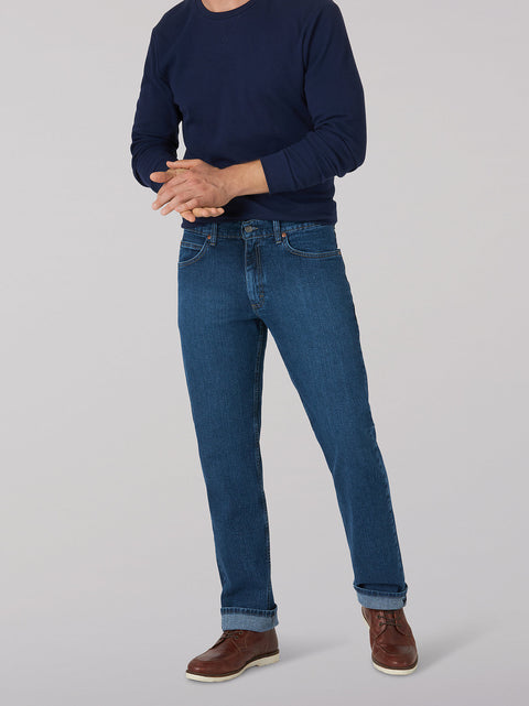 Lee Men's Dark Blue Daren Zip Fly Regular Straight Jeans | Lee In Lebanon