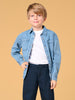 Sinsay Boy's Blue Denim Casual Shirt | Sinsay In Lebanon