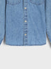 Sinsay Boy's Blue Denim Casual Shirt | Sinsay In Lebanon