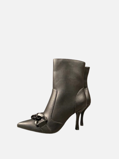 Lora Ferres Women's Black Heel Boots  SI69 (shr)