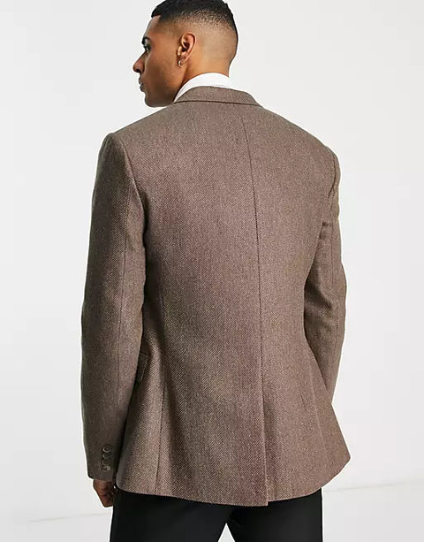 Asos Design Men's Brown Blazer ANF1658