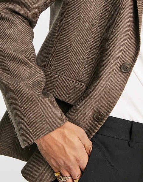 Asos Design Men's Camel Blazer ANF3308