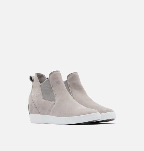 Sorel Women's Light Grey Out N About Pull On Wedge  Boots |Sorel  in Lebanon