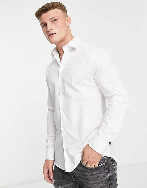 French Connection Men's White Shirt  AMF2634