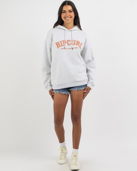 Rip Curl Women's Grey Varsity Hoodie | Rip Curl In Lebanon