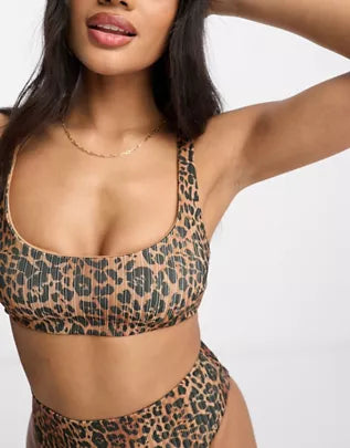 Asos Design  Women's Multicolor Bikini Top ANF1339