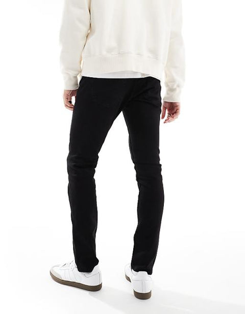 Only & Sons Men's Black Loom Slim Fit Jeans | Only & Sons In Lebanon