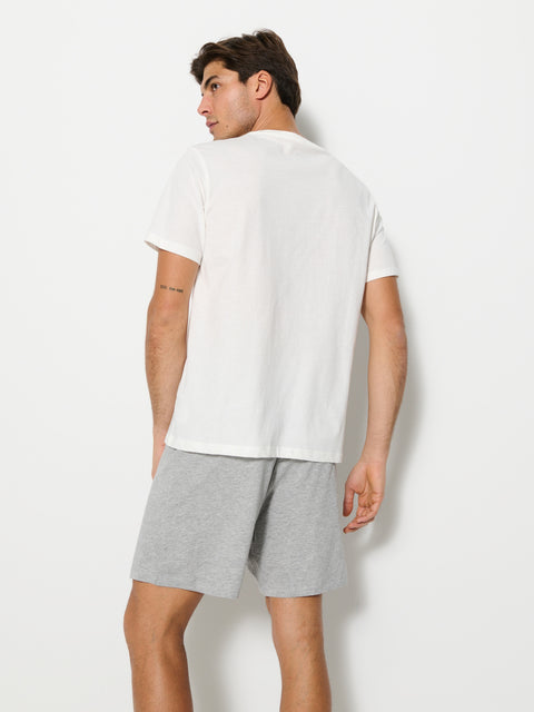 Sinsay Men’s White/Grey 2-piece Pajamas| Sinsay in Lebanon
