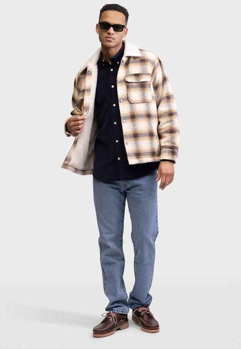 Redefined Rebel Men's Navy Park Regular Fit Shirt | Redefined Rebel In Lebanon