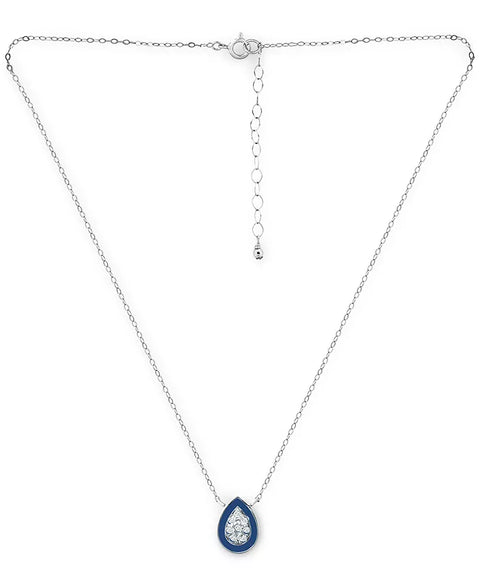 Giani Bernini Women's Cubic Zirconia & Enamel Teardrop Necklace | Giani Bernini in Lebanon