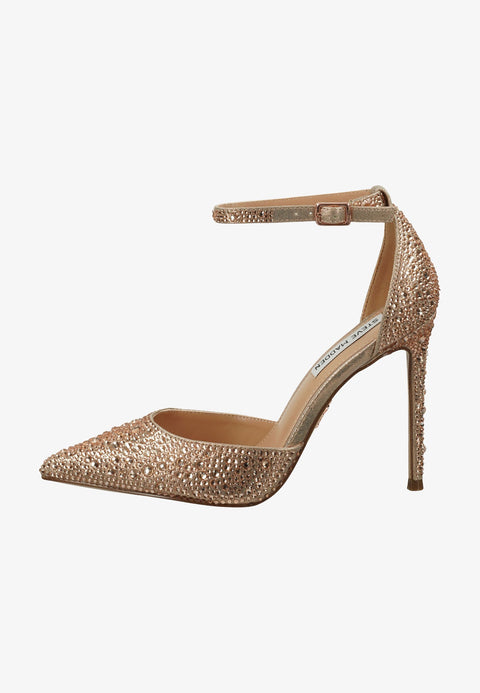 Steve Madden Women's Ravaged-s Rose Gold High Heels | Steve Madden In Lebanon