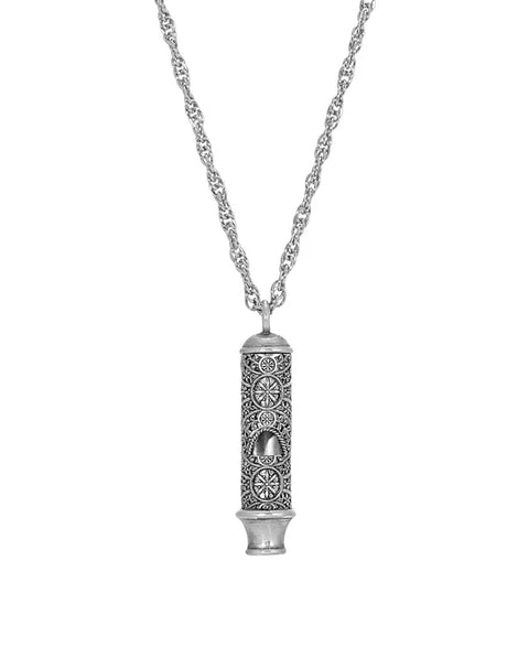 2028 Unisex Silver Whistle Pendant Necklace | 2028 In Lebanon
