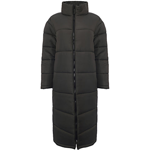 Another Influence Women’s Dark Grey Puffer Long Jacket |Another Influence in Lebanon