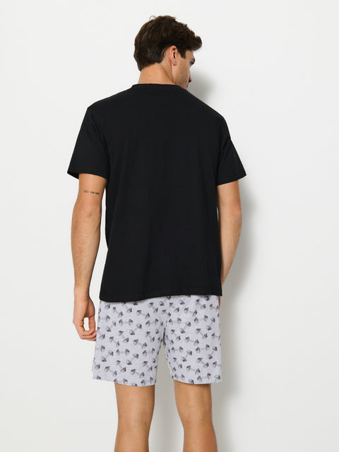 Sinsay Men's Black /Grey Two piece Pajama Set | Sinsay in Lebanon