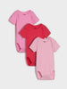 Sinsay Girl's 3-Pack Bodysuit Pink AYA