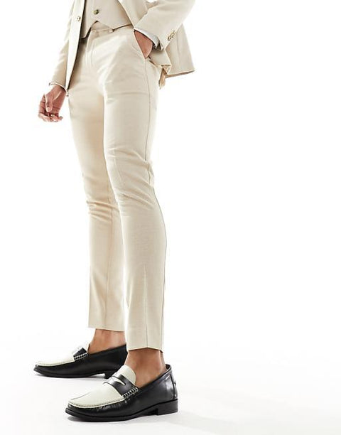 Asos Design Men's Stone Super Skinny Suit Trouser ANF2389