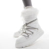Steve Madden Women's White Ice Storm Embellished Laces Ski Boots | Steve Madden In Lebanon