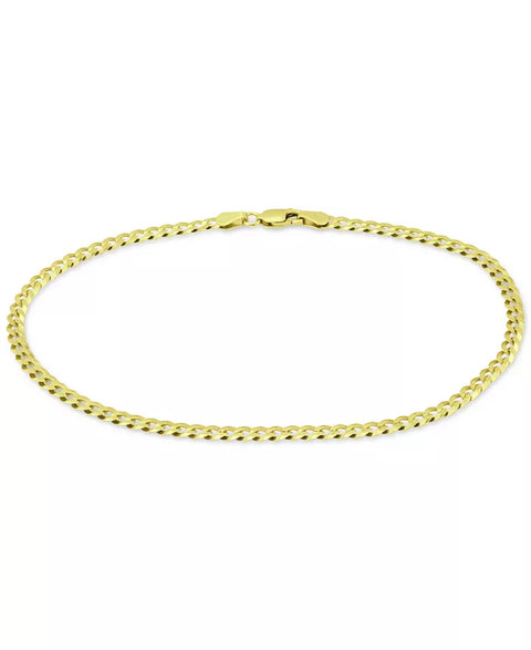 Giani Bernini Women's Gold Curb Link  Anklet | Giani Bernini In Lebanon