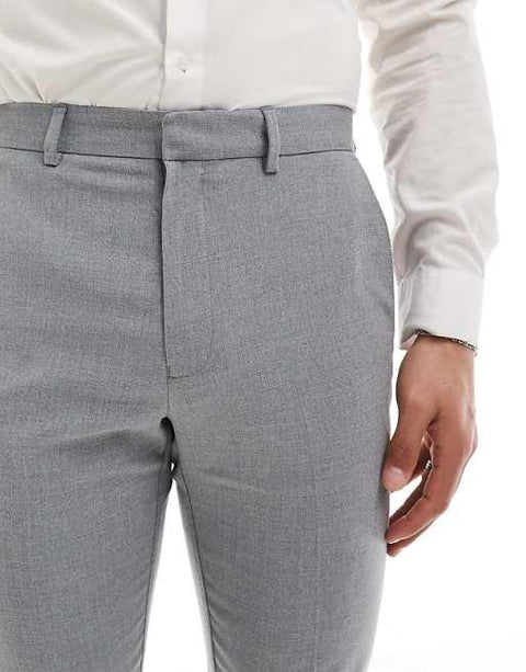 Asos Design Men's Grey Suit Trouser ANF2382