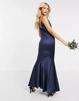 Asos Design Women's Navy Dress ANF1111
