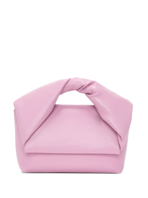 Urban Expressions Women's Light Pink Leather Twist Top Handle Bag |Urban Expressions In Lebanon