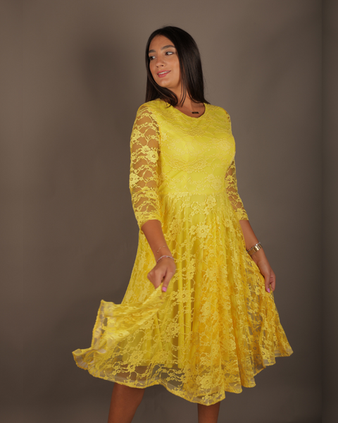 Nuvola Women's Yellow Dress 1000000287861 FA247(AA69)(AA73)
