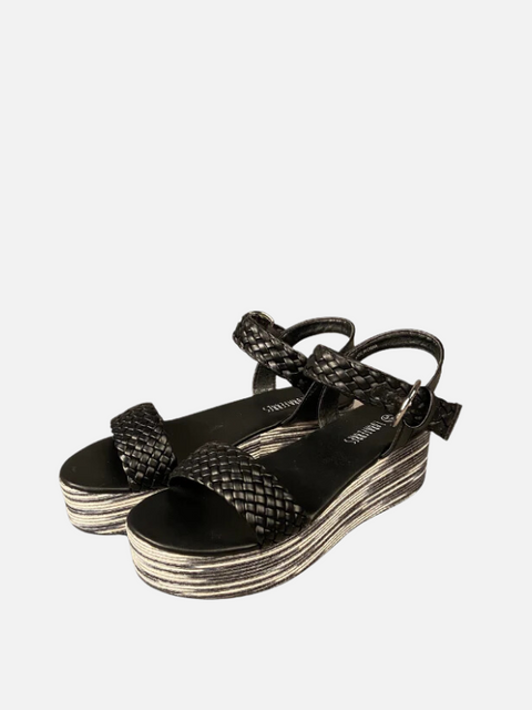 Lora Ferres Women's Black Sandals SI57 (shr)