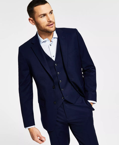 Tommy Hilfiger Men's Navy Modern-Fit Wool TH-Flex Stretch Suit Separates Jacket | Tommy Hilfiger In Lebanon