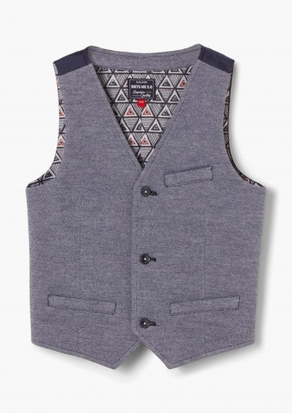 S.Oliver Boy's Grey Sleeveless Double Face Vest |S.Oliver in Lebanon